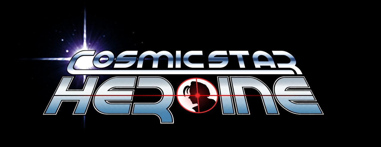 Cosmic Star Heroine Logo on Black