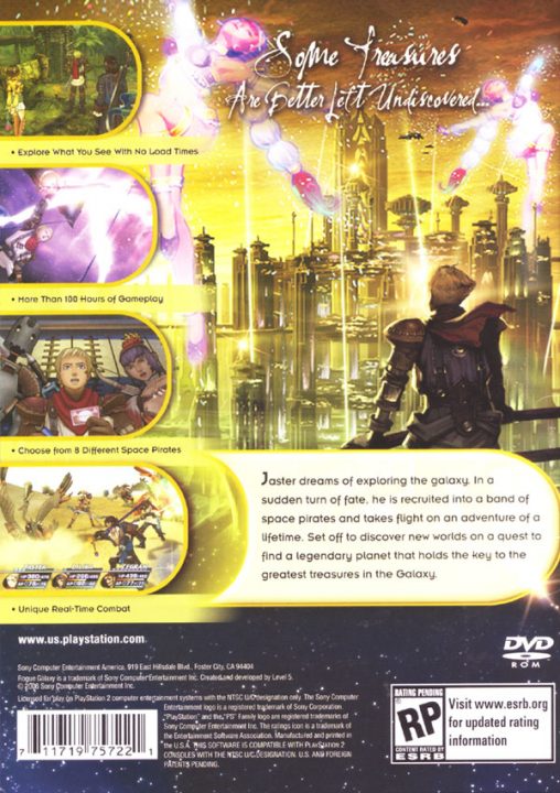 Rogue Galaxy Cover Art Demo Back