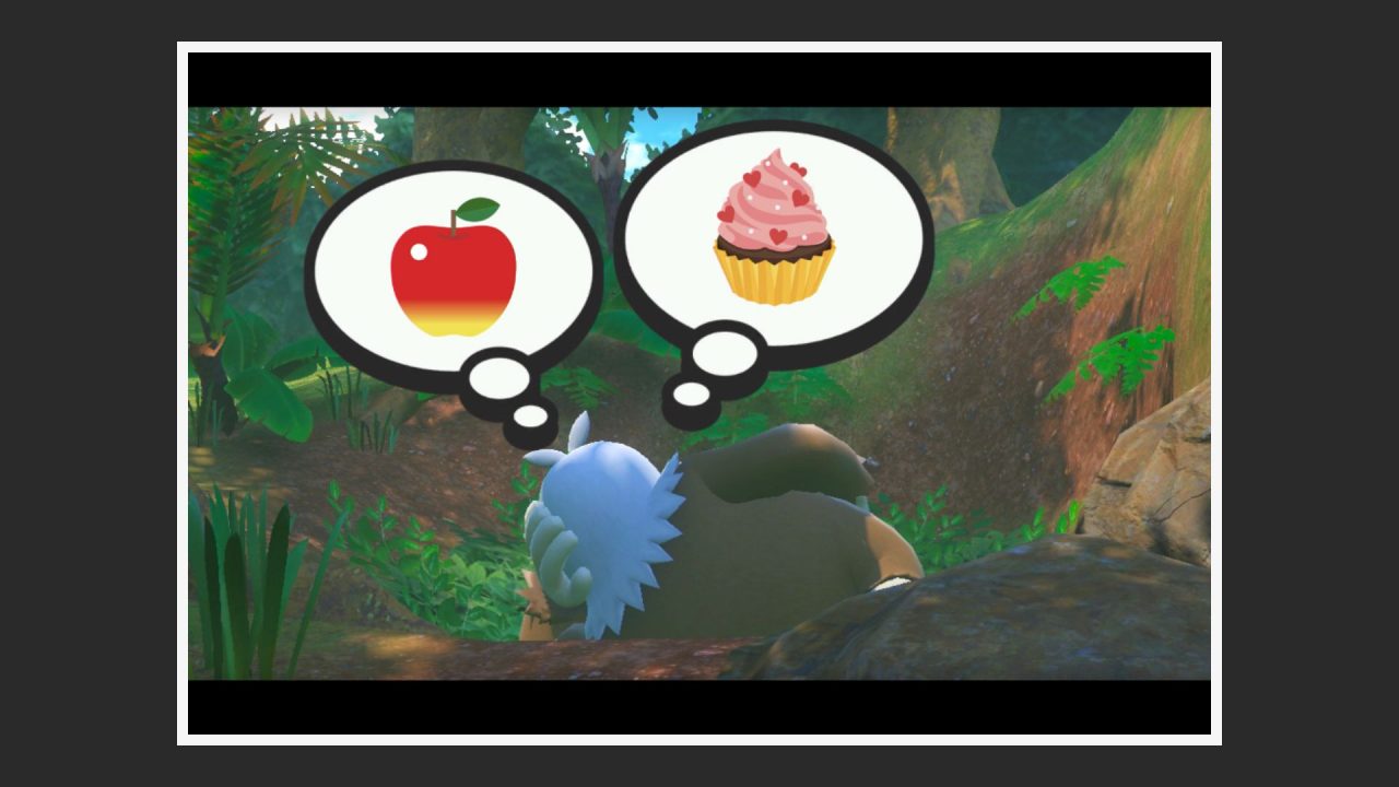 Planning your meals out in New Pokemon Snap with Slaking