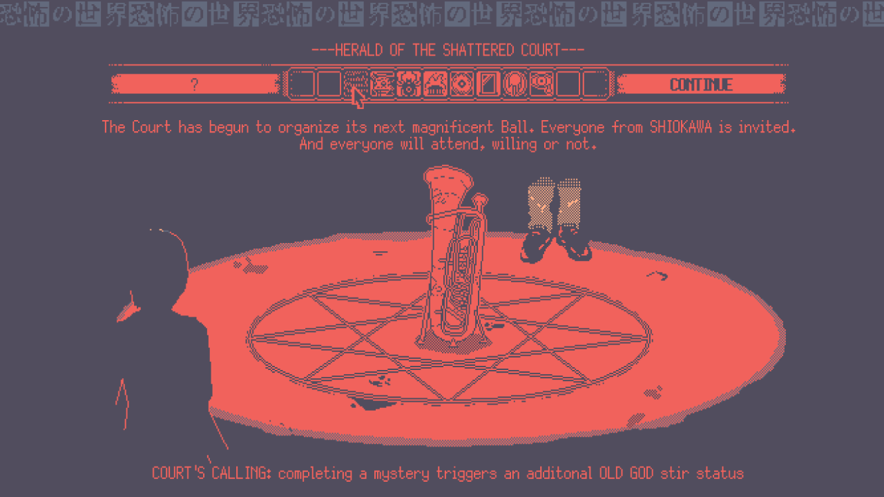 WORLD OF HORROR Screenshot 041
