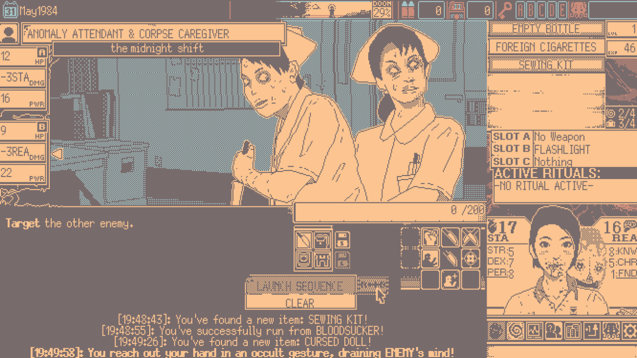 WORLD OF HORROR Screenshot 042