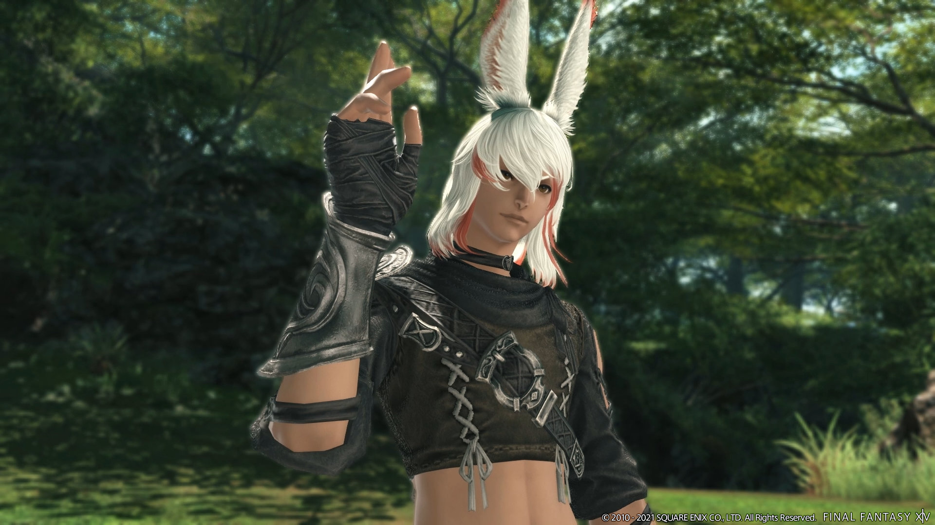 A male Viera, or bunny boy, in Final Fantasy XIV: Endwalker.