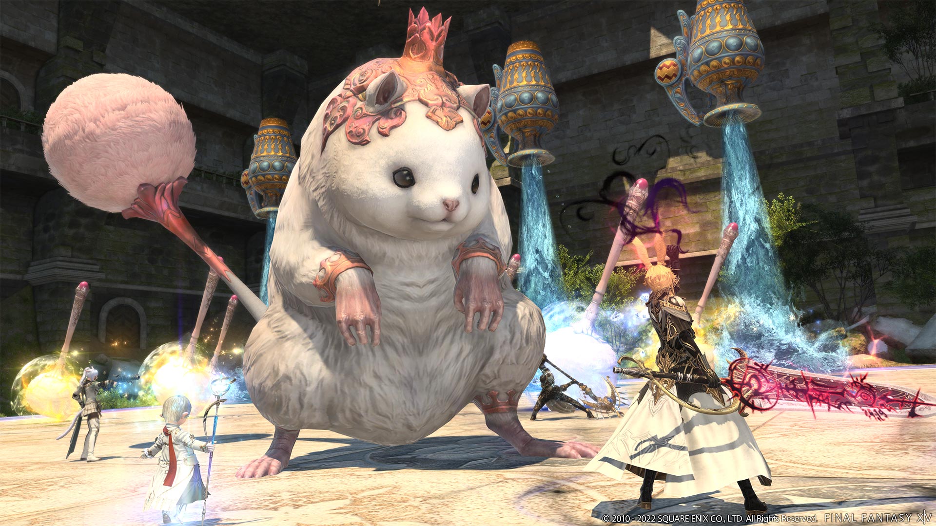 Screenshot From Final Fantasy XIV: Endwalker Patch 6.2 Featuring Fat Cat