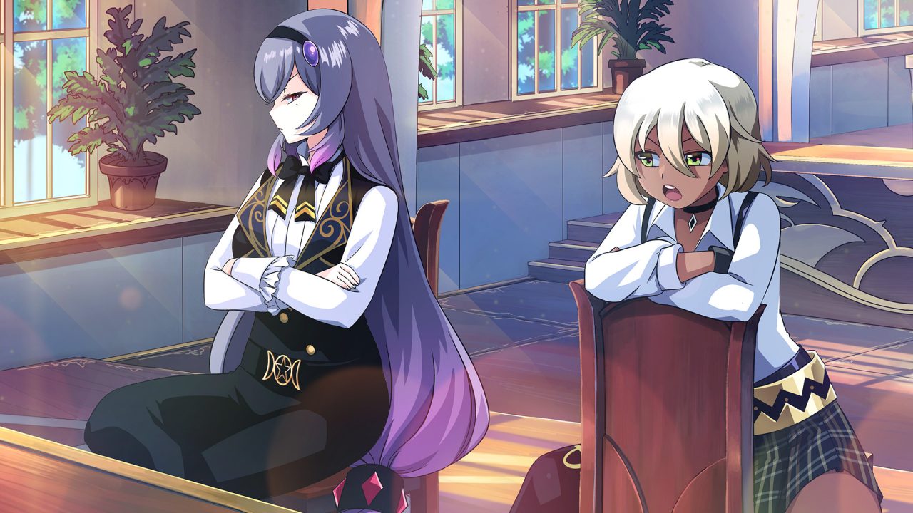 Two girls having a standoffish disagreement in Perfect Gold The Alchemy of Happiness.
