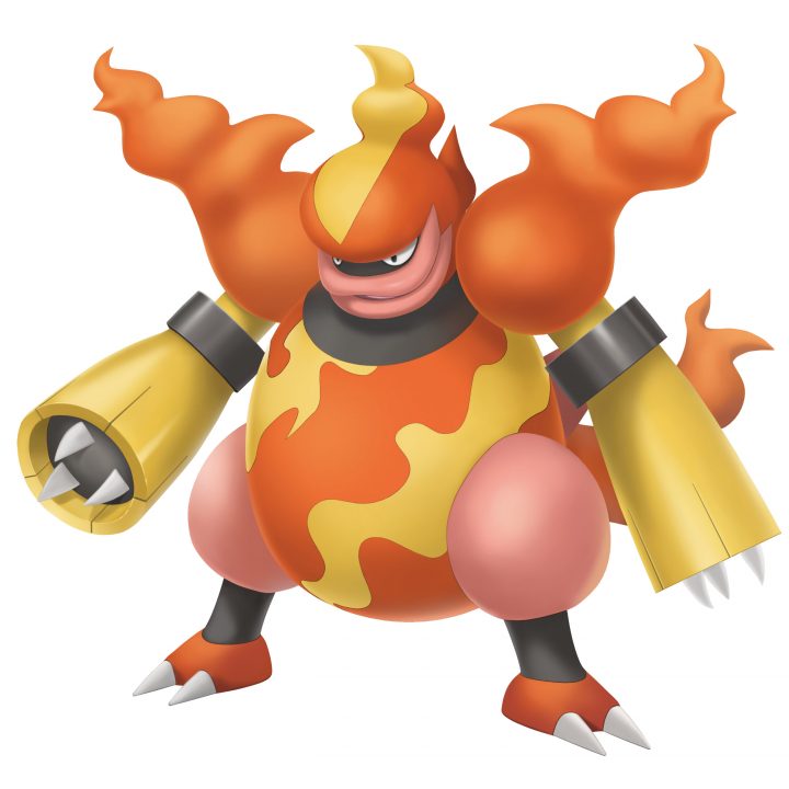 Pokemon Brilliant Diamond Shining Pearl Artwork 020 Magmortar