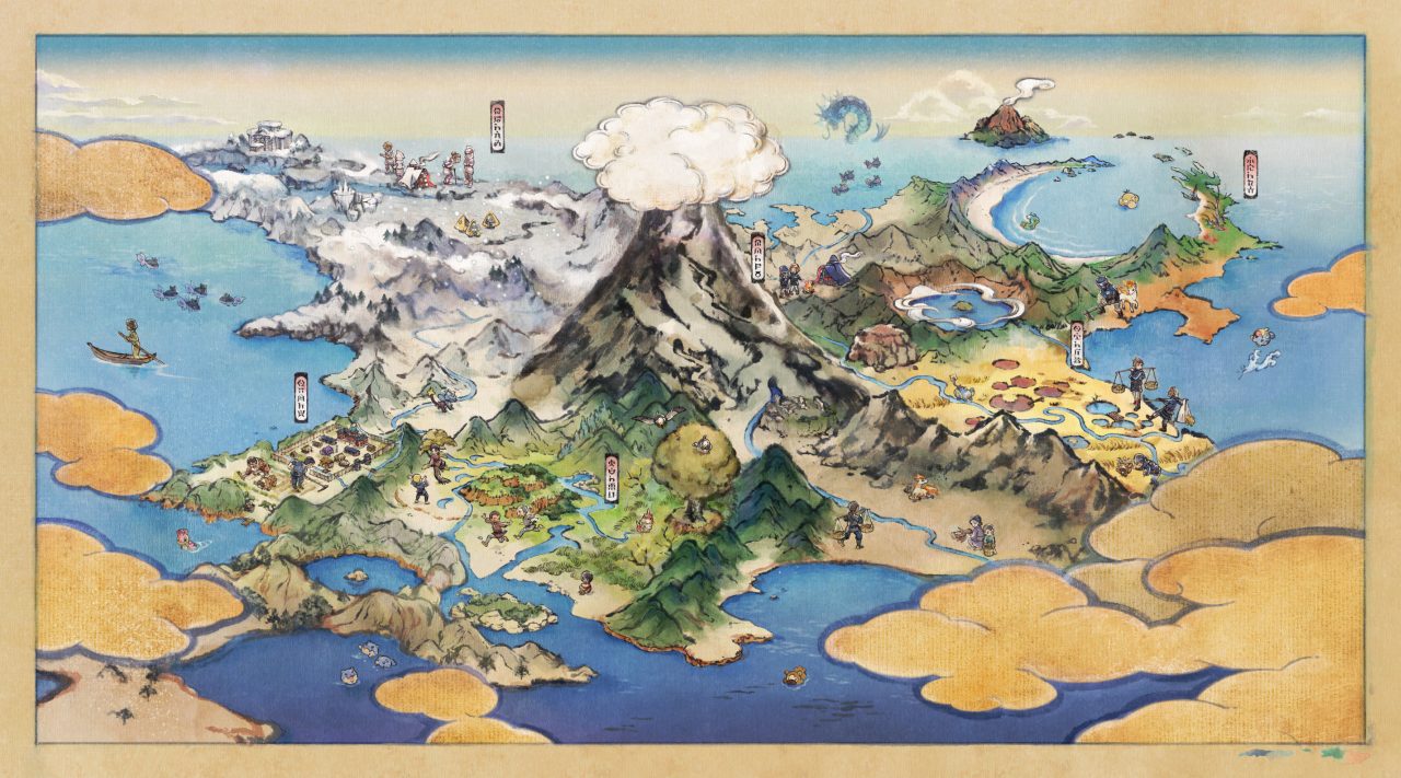 Pokemon Legends Arceus Artwork 017 Hisui Map