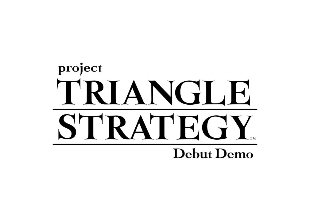 Project Triangle Strategy Logo (Black, Demo)