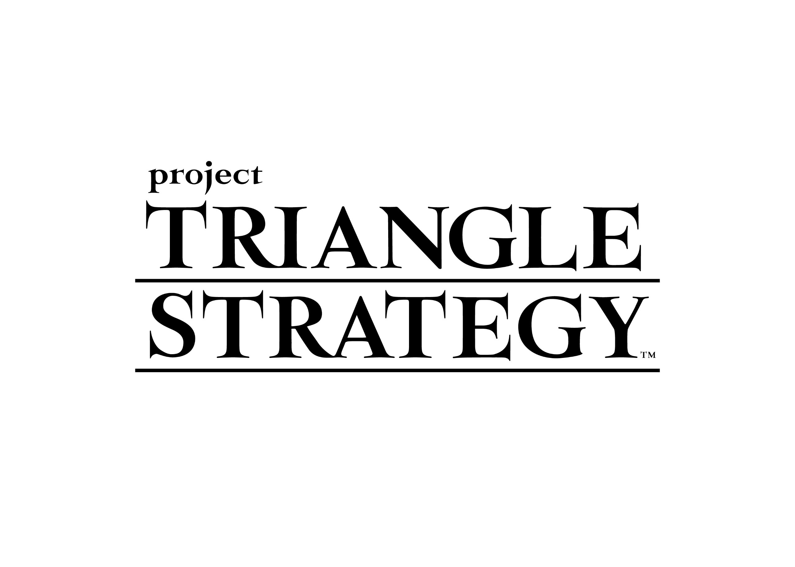 Project Triangle Strategy Logo (Black)