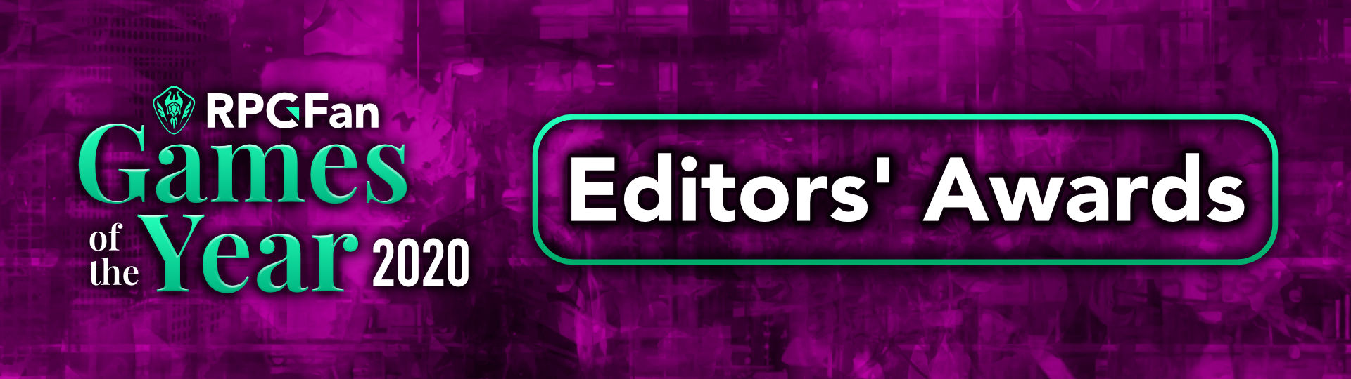 RPGFan Games of the Year 2020 Editors Awards Header