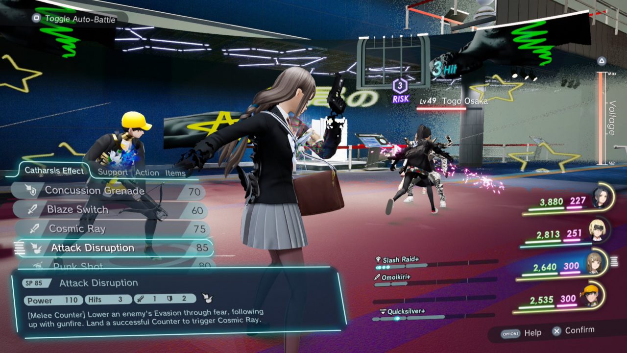 The Caligula Effect 2 protagonist Marie Amabuki is ready for combat.