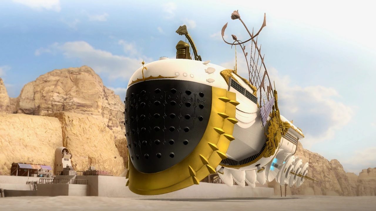 A Floating Ship in Fantasian
