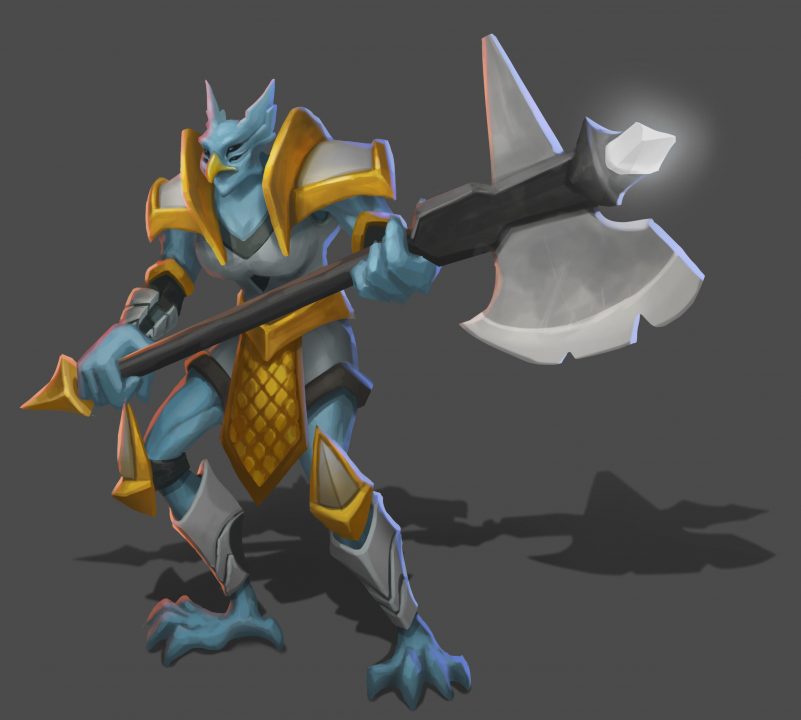 Monster Train Artwork 008 Nephil Wingless General