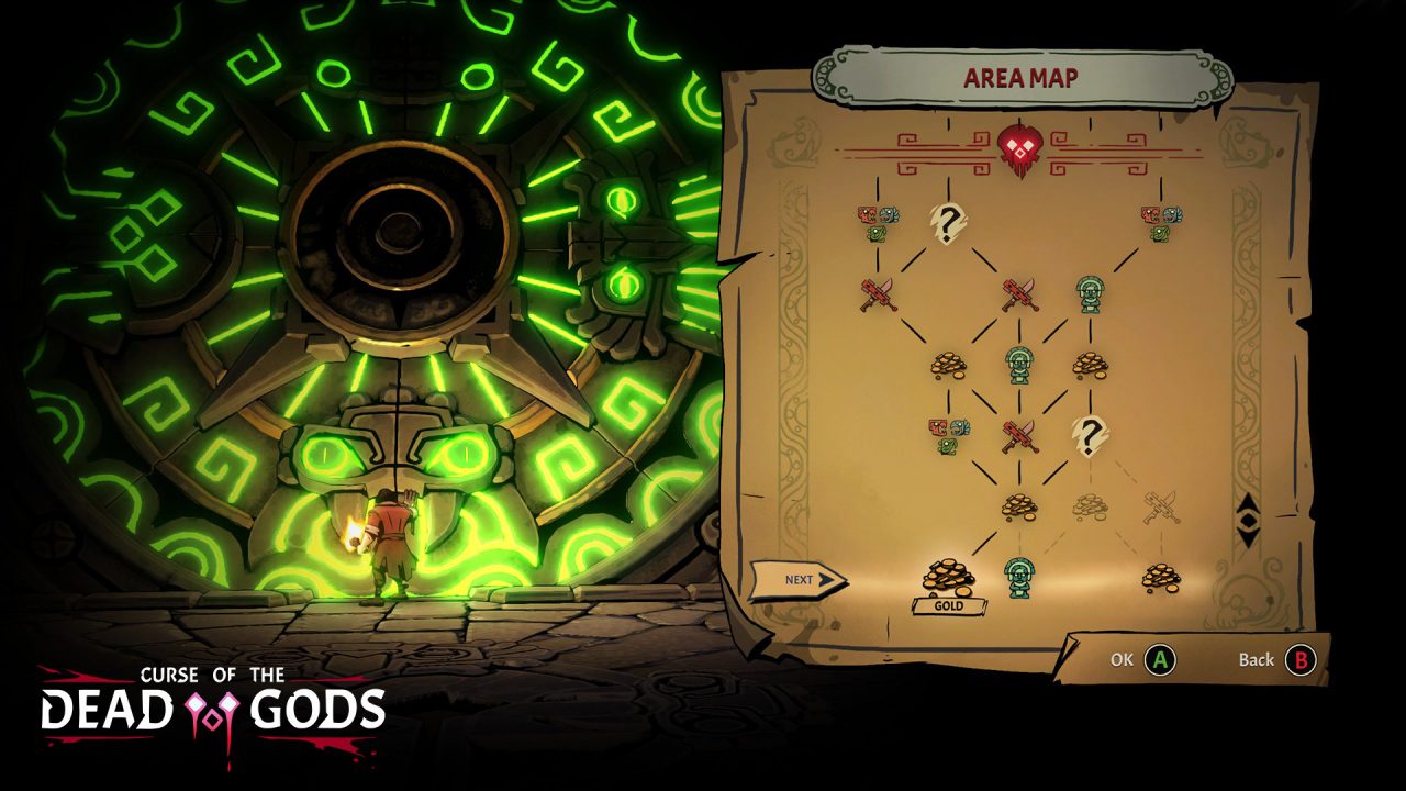 A map displays optional paths.