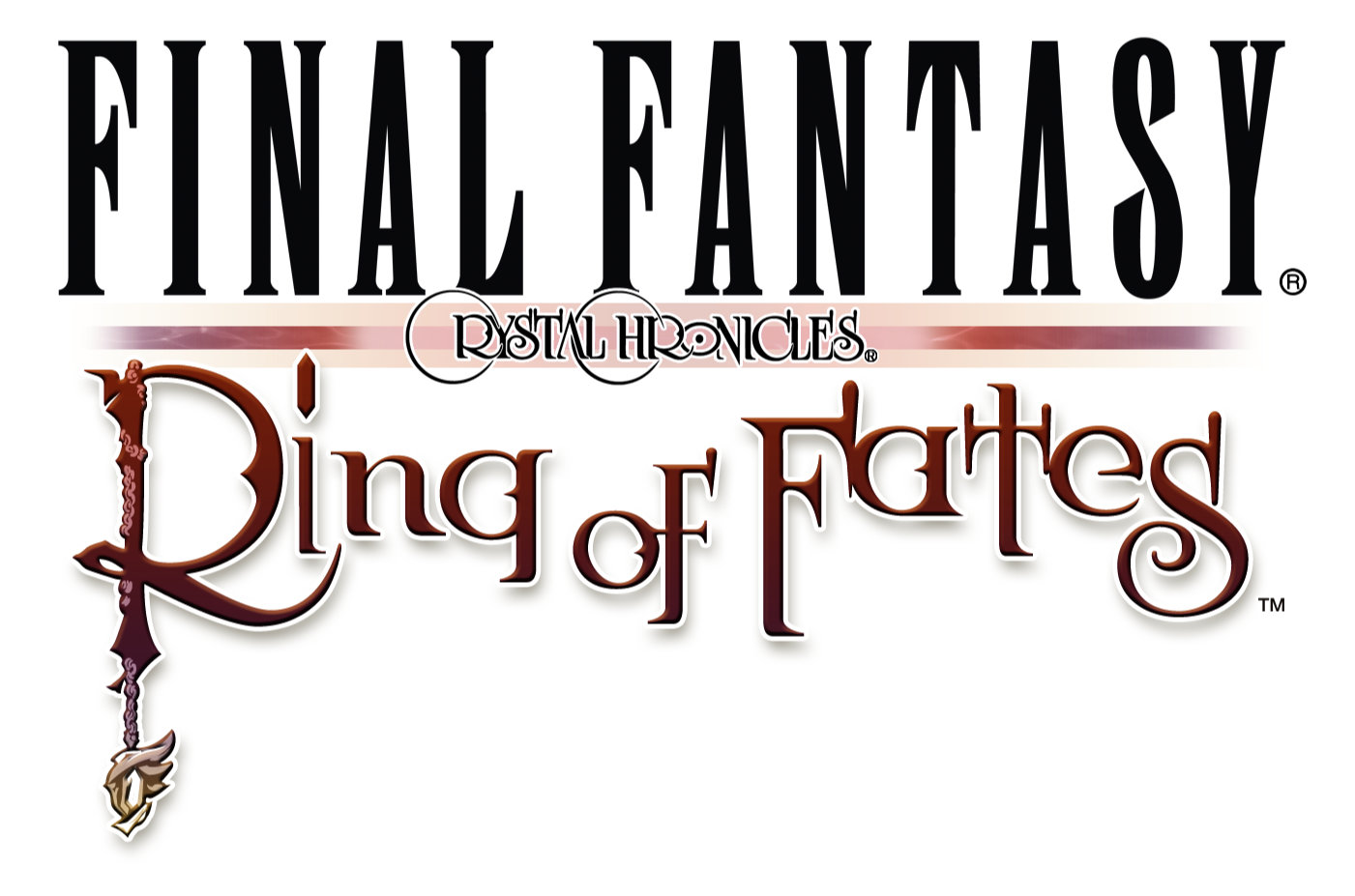 Final Fantasy Crystal Chronicles Ring of Fates Logo on White