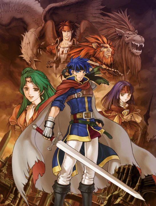 A shot of the main cast from Path of Radiance