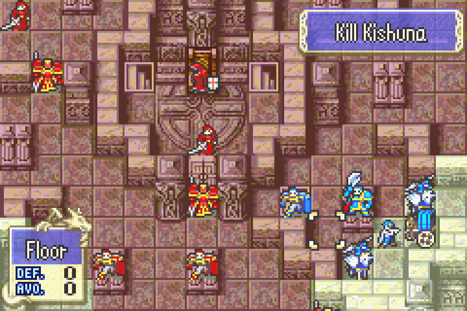 Fire Emblem, Several Units standing inside an Anti Magic Zone