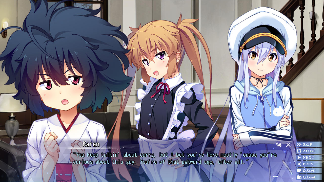 A Karen claims the player character doesn't actually want curry in ISLAND.