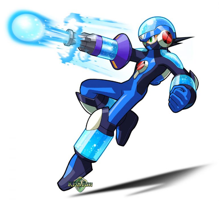 Mega Man Battle Network 4 Red Sun Blue Moon Artwork 002