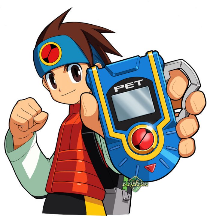 Mega Man Battle Network 4 Red Sun Blue Moon Artwork 005