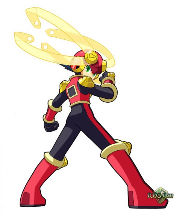 Mega Man Battle Network 4 Red Sun Blue Moon Artwork 012