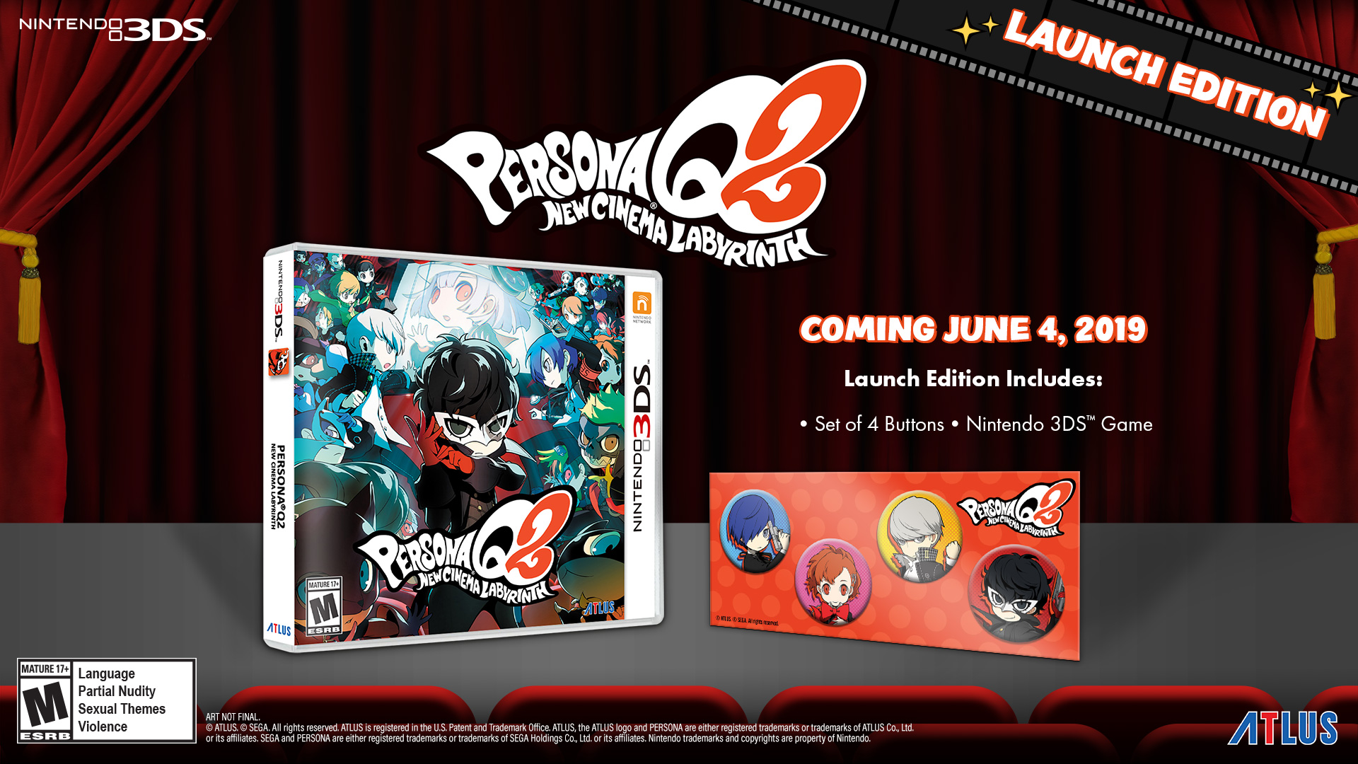 Persona Q2 New Cinema Labyrinth Cover Art US Launch Edition