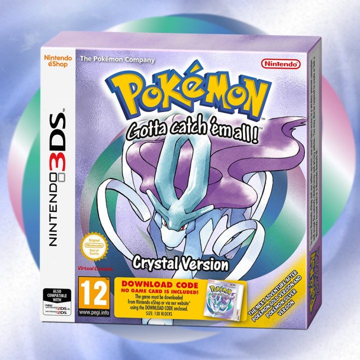 Pokemon Crystal Cover Art EU 3DS