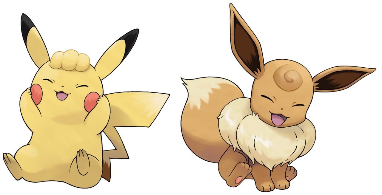 Pokemon Lets Go Pikachu and Eevee Artwork 047