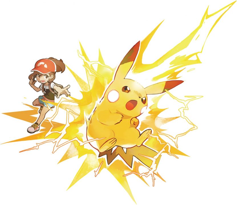 Pokemon Lets Go Pikachu and Eevee Artwork 048