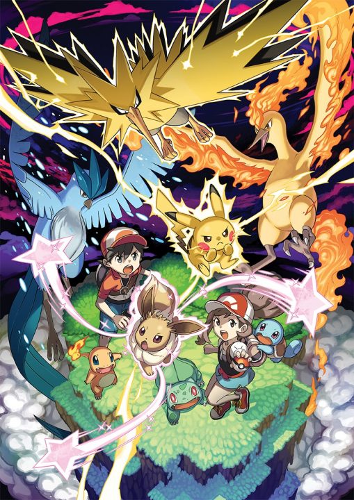 Pokemon Lets Go Pikachu and Eevee Artwork 054