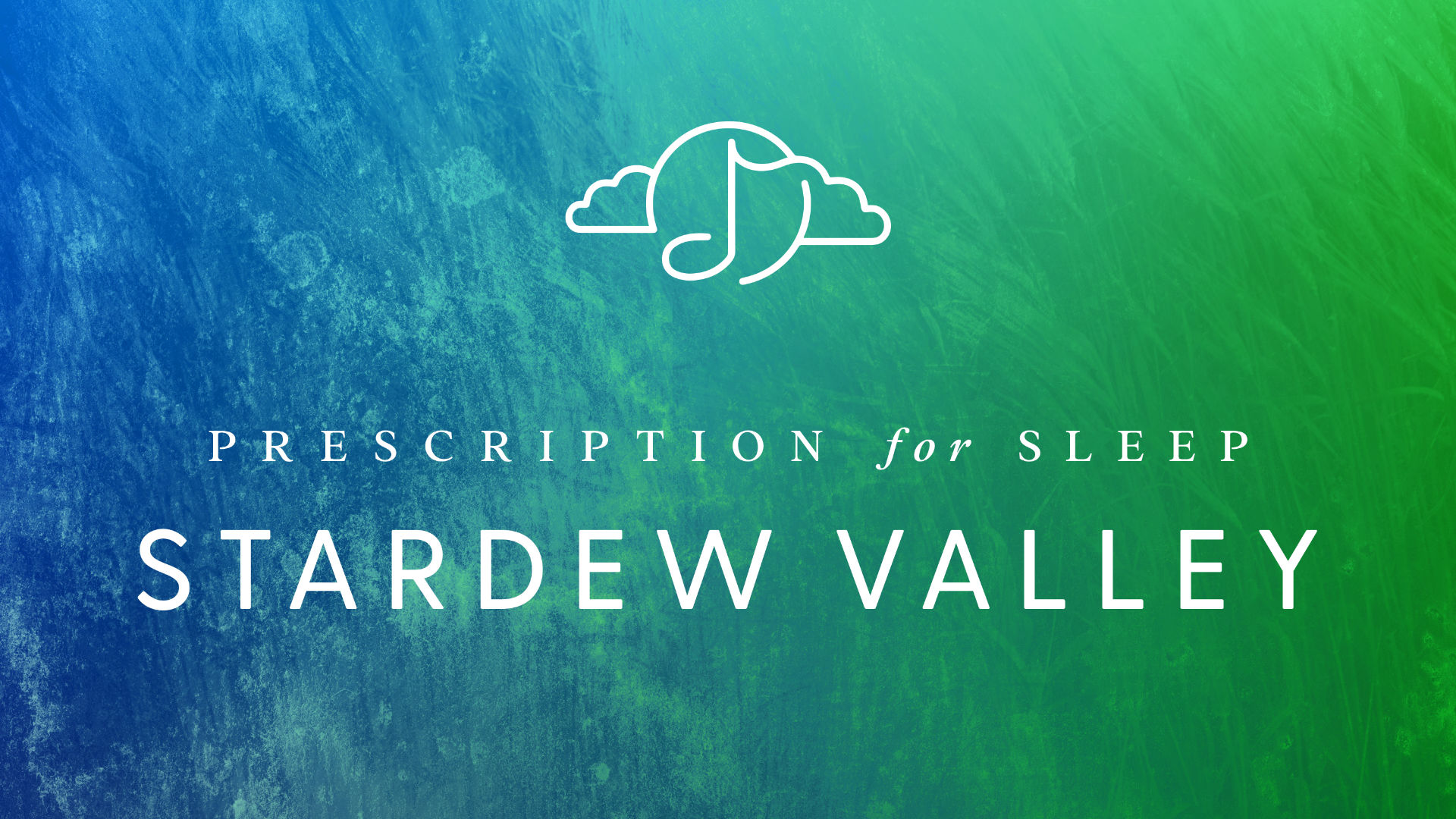 The dreamy album artwork featured on the upcoming Prescription for Sleep: Stardew Valley jazz album.