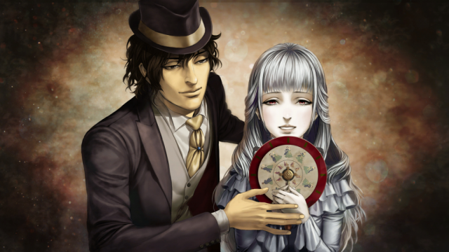 Two primary characters gaze into a mirror in The House of Fata Morgana: Dreams of the Revenants.