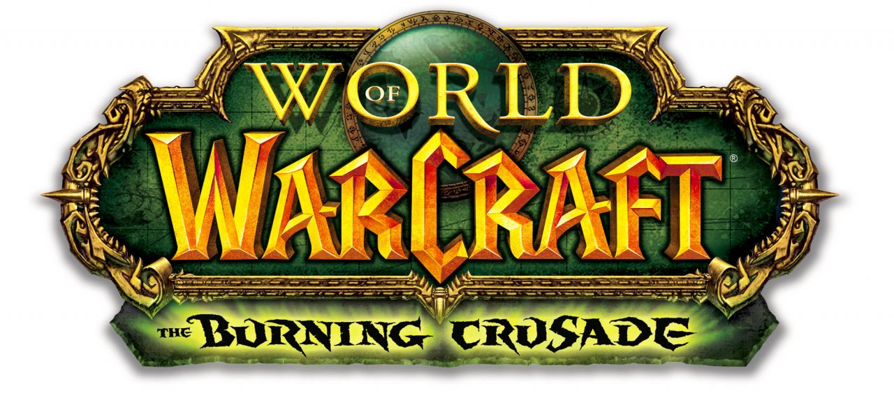 World of Warcraft The Burning Crusade Logo on White