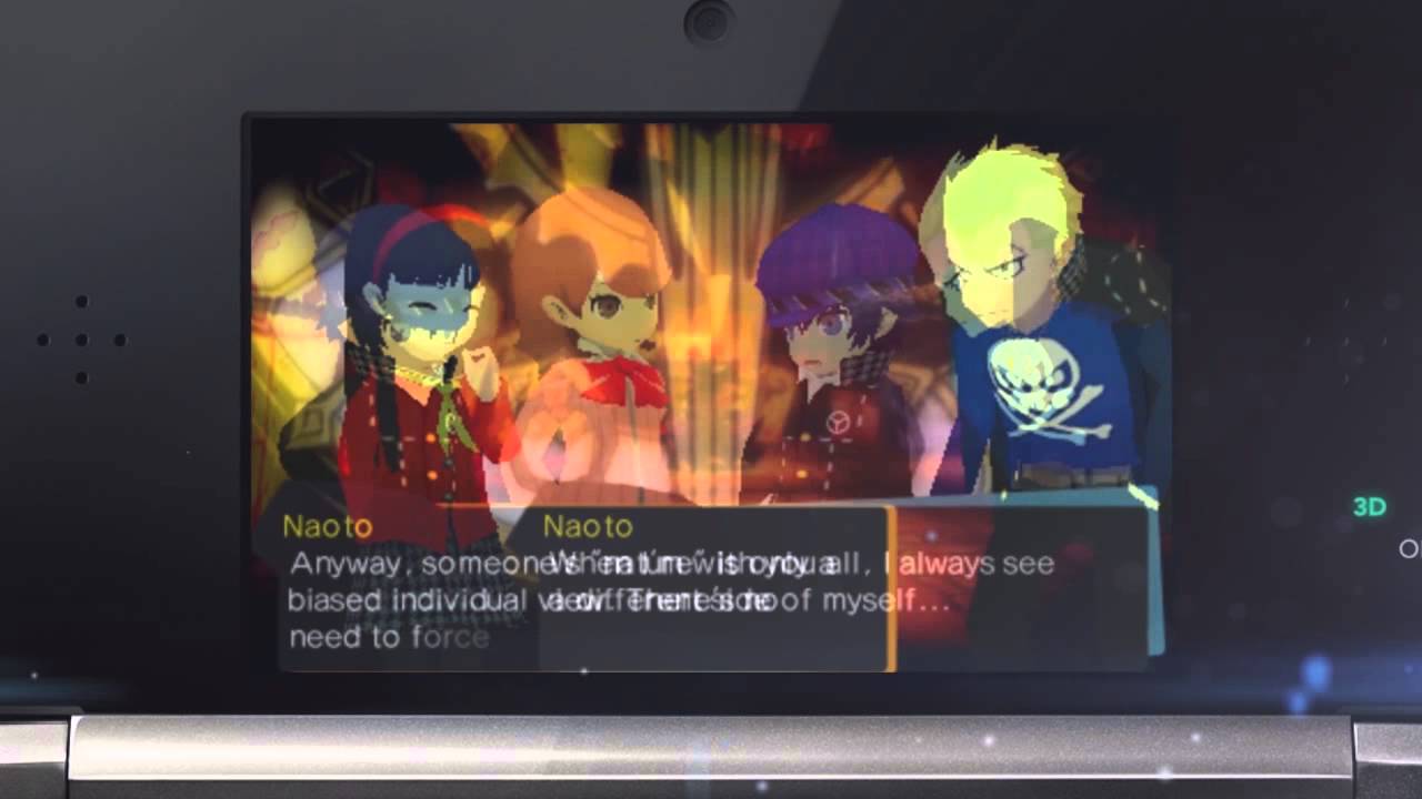 Persona Q: Shadow of the Labyrinth - Naoto