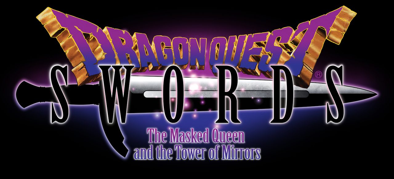 Dragon Quest Swords The Masked Queen and the Tower of Mirrors Logo on Black