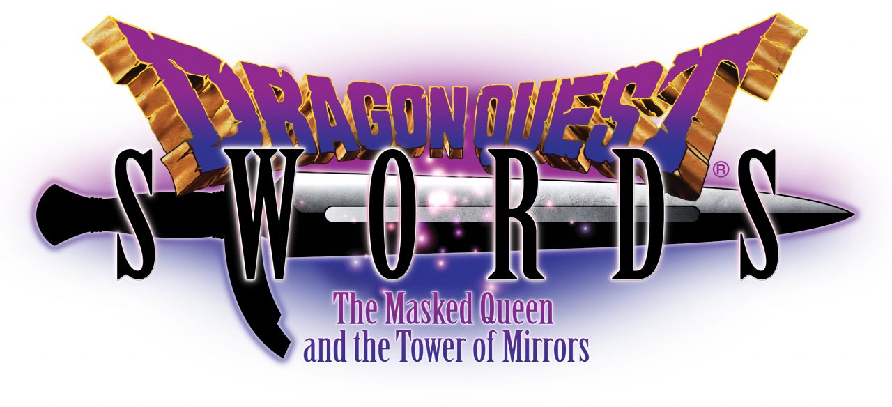 Dragon Quest Swords The Masked Queen and the Tower of Mirrors Logo on White