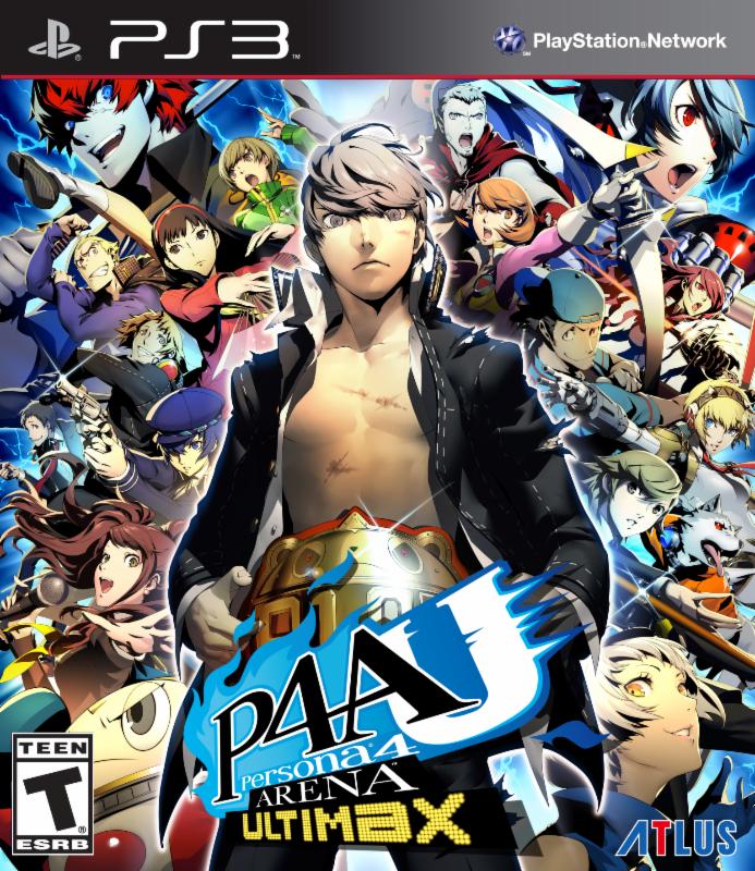 Persona 4 Arena Ultimax Cover Art US PS3