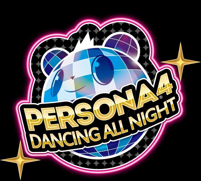 Persona 4 Dancing All Night Logo US on Black