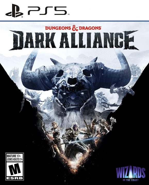 Dungeons Dragons Dark Alliance Cover Art PS5