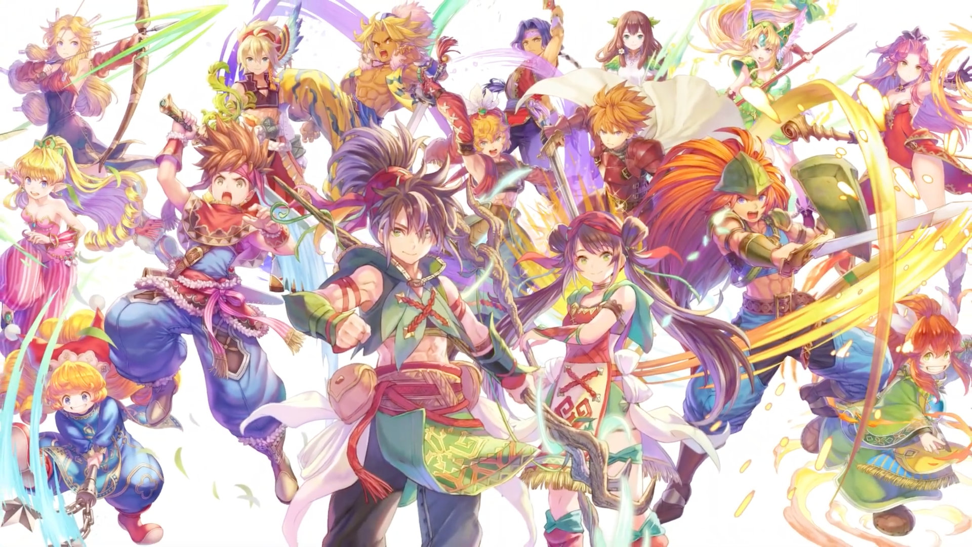 Everyone is here in Echoes of Mana.
