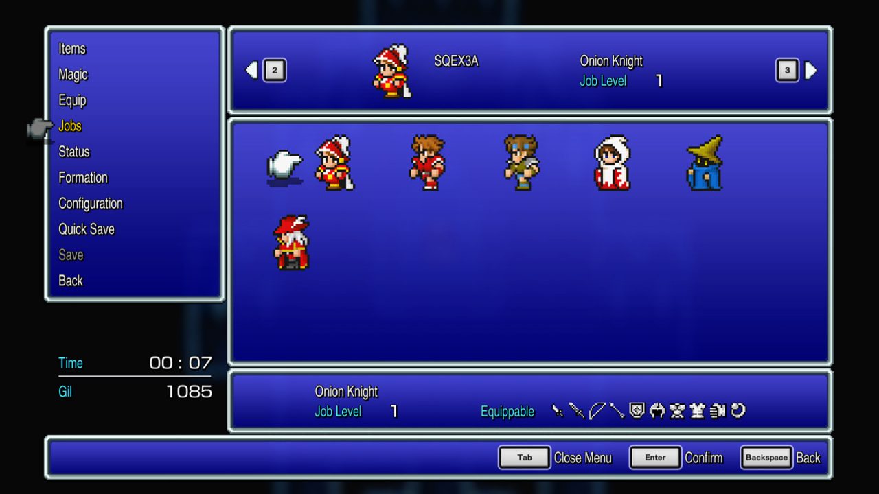 Screenshot From Final Fantasy III Pixel Remaster