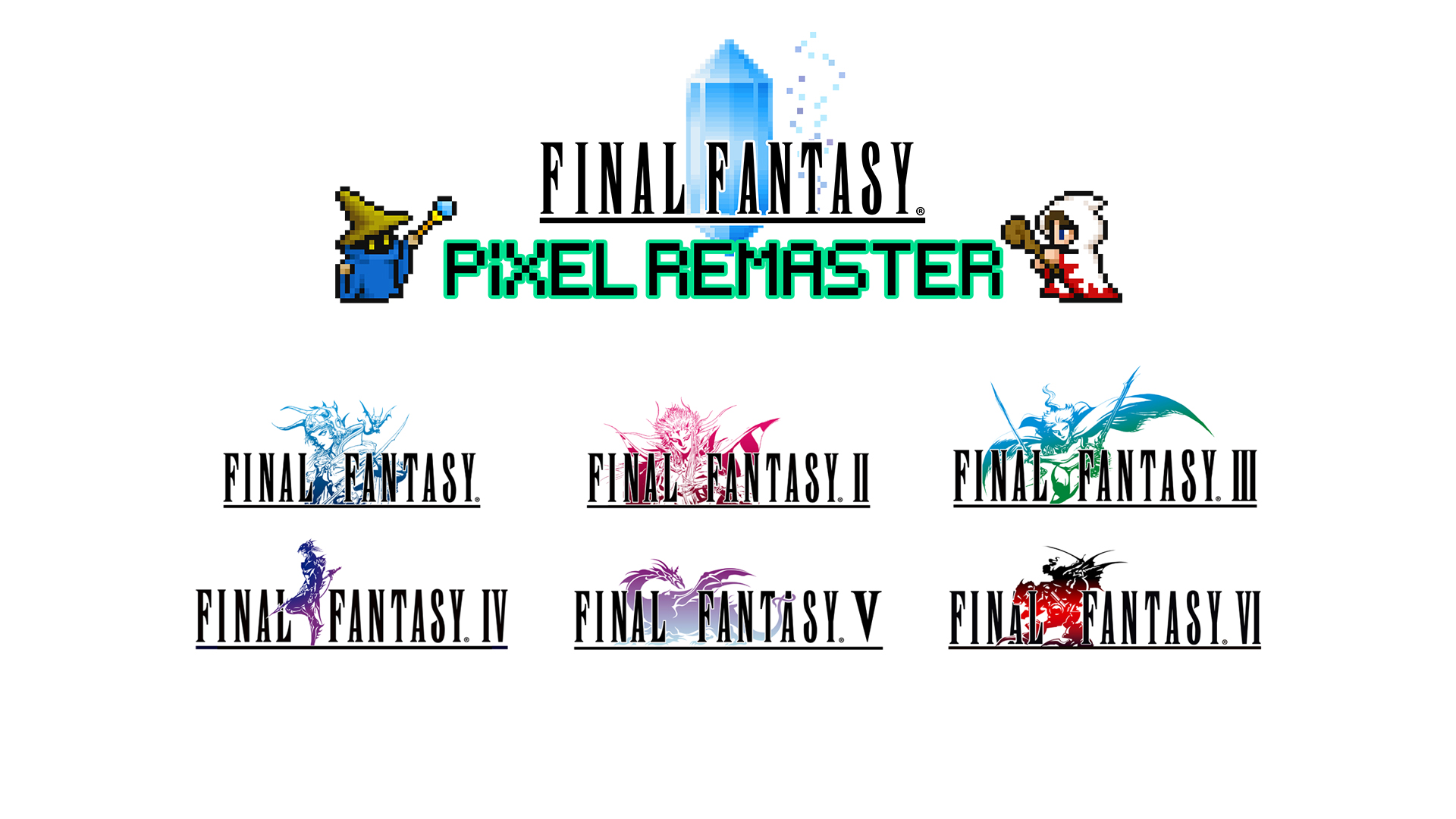 Final Fantasy: Pixel Remaster Logos