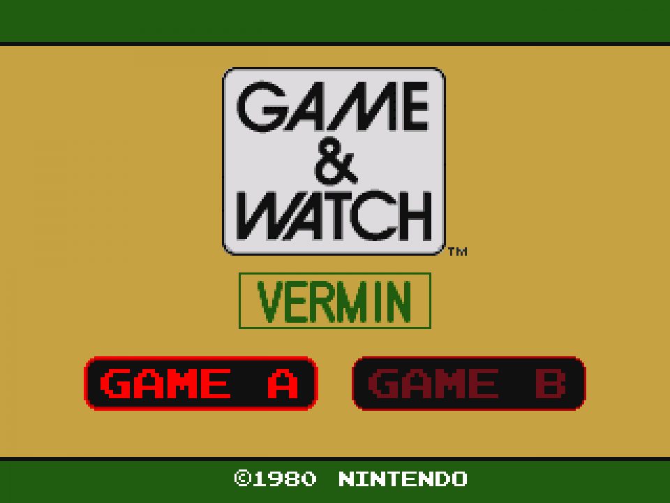 Game Watch The Legend of Zelda Vermin Screenshot 01