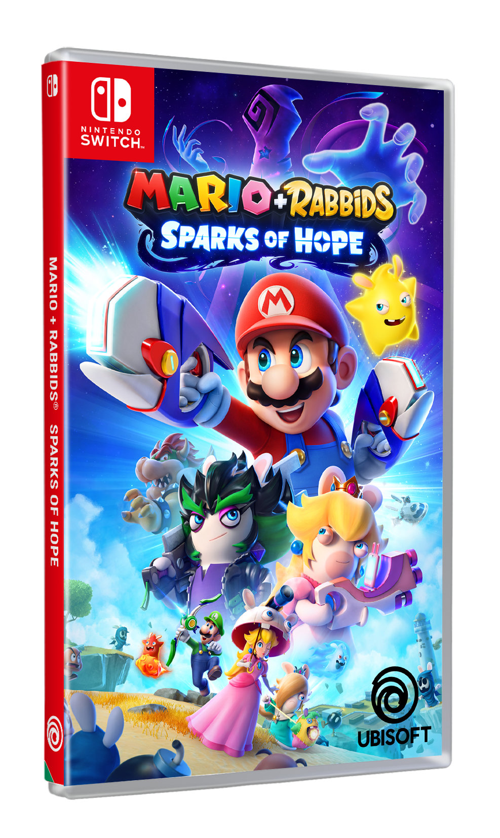 Mario Rabbids Sparks of Hope Cover Art Switch Angle