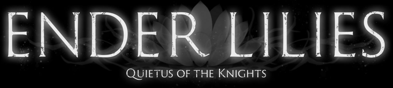 Ender Lilies Quietus of the Knights Logo on Black