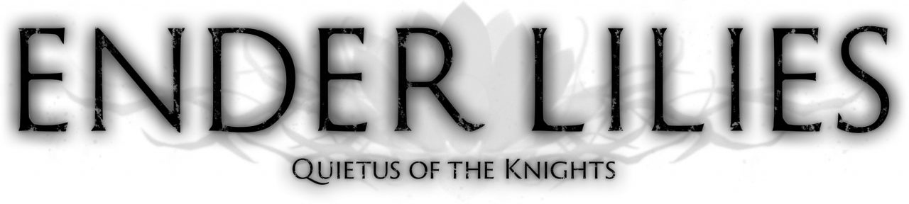 Ender Lilies Quietus of the Knights Logo on White