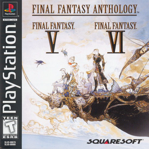 Final Fantasy Anthology Cover Art US Manual
