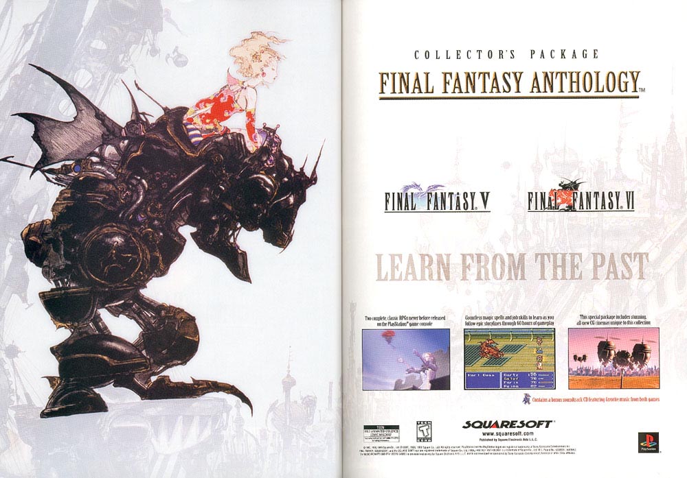 Final Fantasy Anthology Magazine Ad