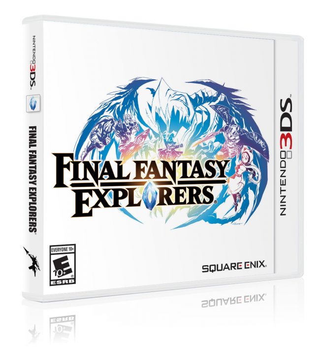 Final Fantasy Explorers Cover Art US Angle