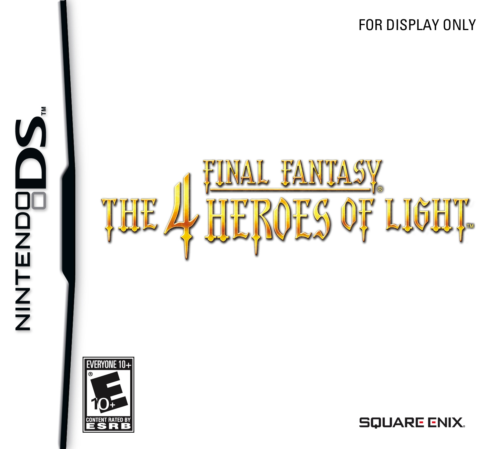 Final Fantasy The 4 Heroes of Light Cover Art US Early