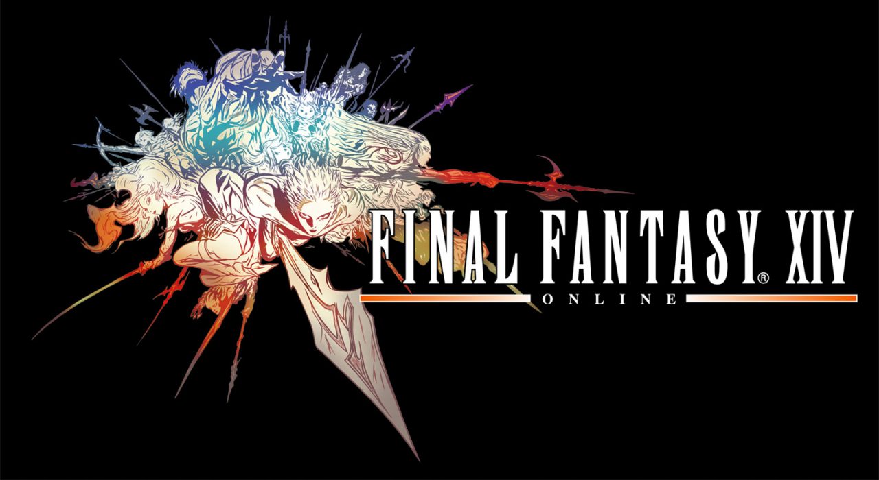 Final Fantasy XIV Logo on Black